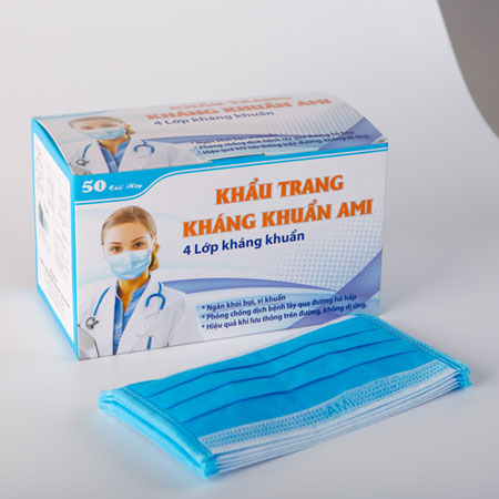 Khẩu trang có tính năng kháng khuẩn