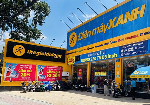 Chuỗi cửa hàng bán lẻ Thế giới di động .com và Điện máy xanh .com