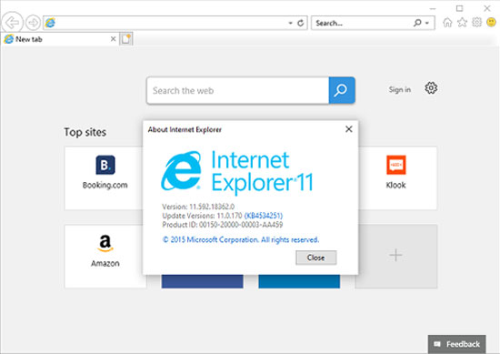 Internet Explorer 11