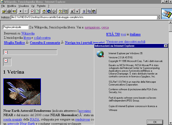 Internet Explorer 2.0