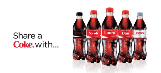 Chiến dịch quảng cáo "Share a Coke" của Coca-Cola
