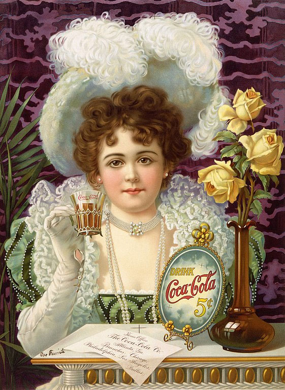 Poster của Coca-Cola - ca sĩ Hilda Clark