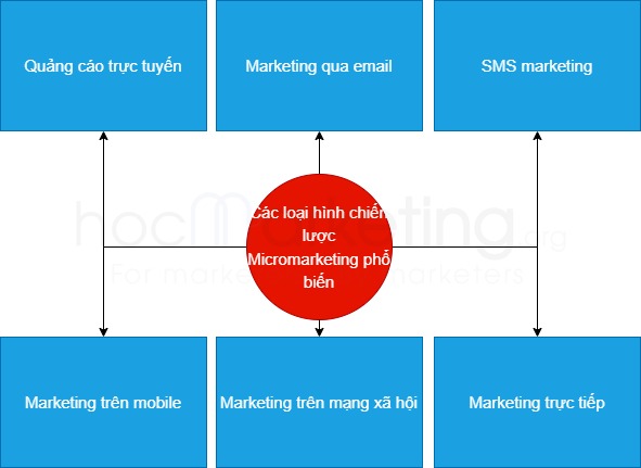 Các loại hình chiến lược Micromarketing phổ biến