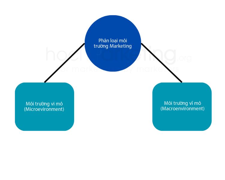 Phân loại môi trường Marketing