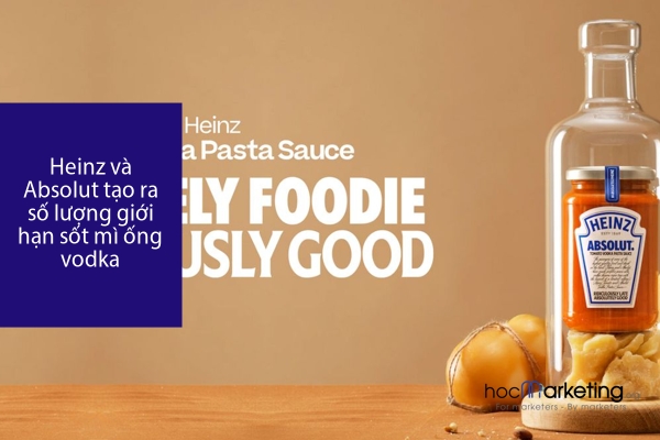 Heinz và Absolut tạo ra số lượng giới hạn sốt mì ống vodka