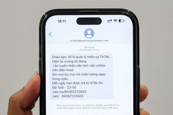 Chặn tin nhắn rác và lừa đảo trên iPhone dễ dàng