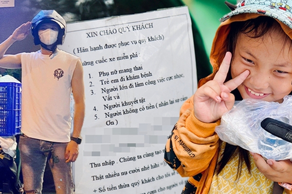 Chàng xe ôm công nghệ miễn phí chở cụ già, trẻ em khám bệnh và tặng cơm cho người vô gia cư ở TPHCM