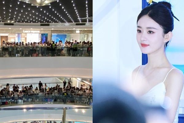 Chào đón Triệu Lệ Dĩnh tại Thiên Tân: Đông người hâm mộ đổ về!