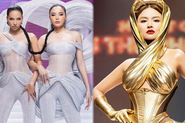 Đôi ngôi sao catwalk Kỳ Duyên - Minh Triệu gây ấn tượng