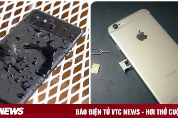 Giải cứu điện thoại khi rơi xuống nước