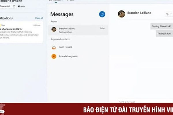 Kết nối iPhone với Windows 11 để gửi tin nhắn iMessage