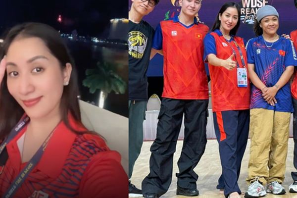 Khánh Thi khoe visual nổi bật tại SEA Games 32