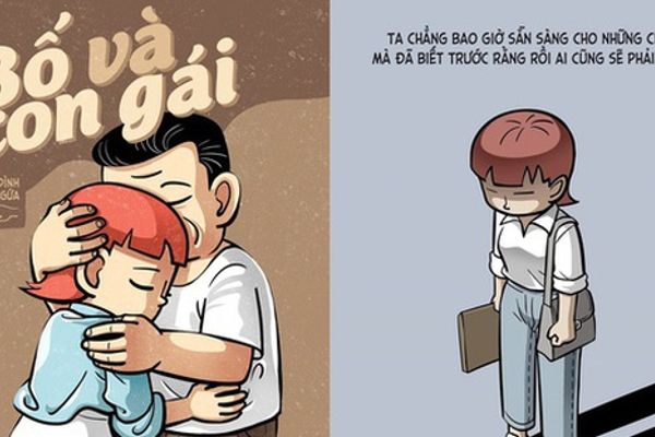 Khi tình cảm bố con được thể hiện qua truyện tranh đầy xúc động