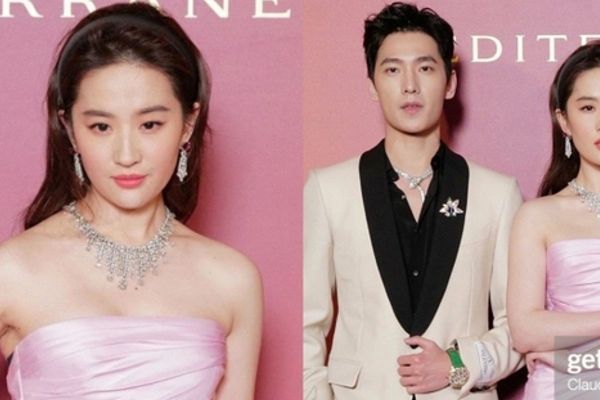 Lưu Diệc Phi và Dương Dương đọ sắc tại sự kiện thương hiệu Bvlgari