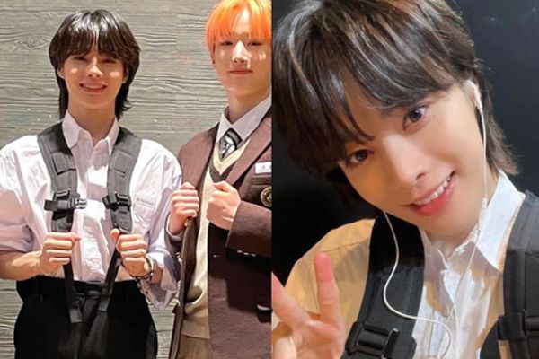 Nam idol Việt diện đồng phục cấp 3 trên show âm nhạc Hàn Quốc