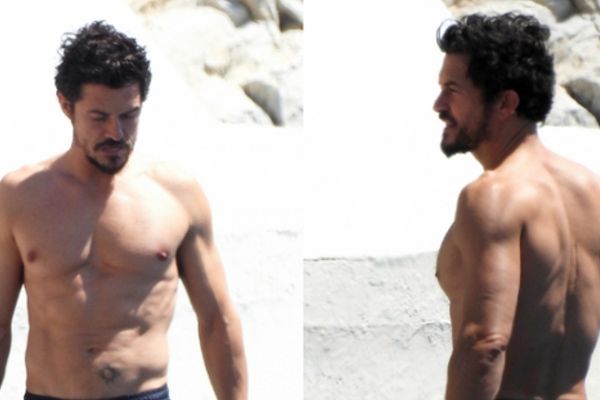 Orlando Bloom khoe body nóng bỏng trên bãi biển