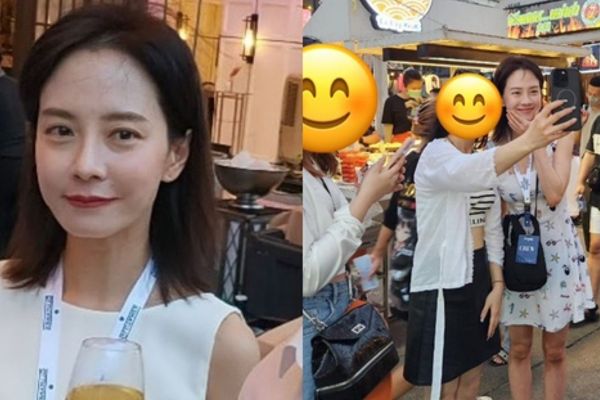 Song Ji Hyo lộ diện mặt mộc ở Thái Lan: Bất ngờ với nhan sắc trẻ trung ở tuổi 41!