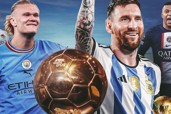 Top 5 ứng viên Quả bóng vàng 2023: Ronaldo chật vật, Messi mất lợi thế?