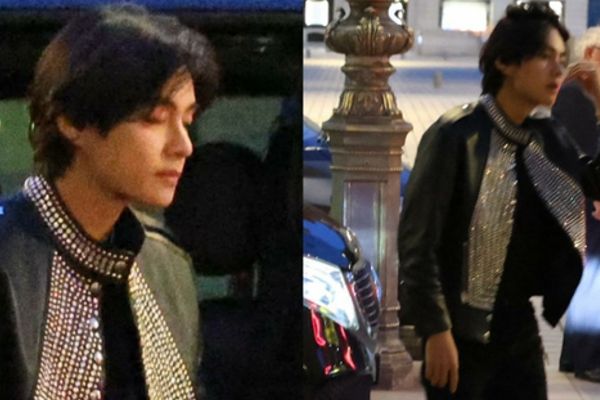 V (BTS) khiến fan điên đảo với nhan sắc và đường phố Paris biến thành sàn catwalk!