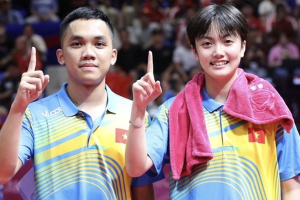 Việt Nam lập kỷ lục với HCV bóng bàn nam nữ tại SEA Games 2023