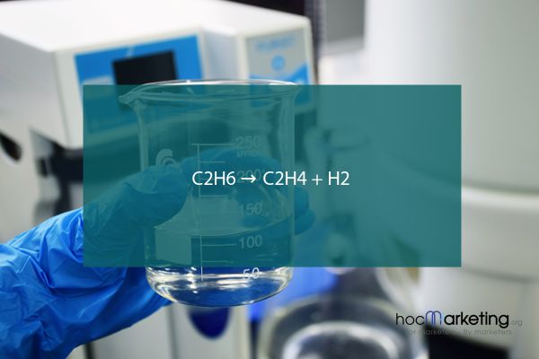 C2H6 → C2H4 + H2
