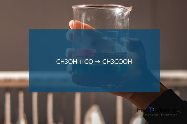 CH3OH + CO → CH3COOH