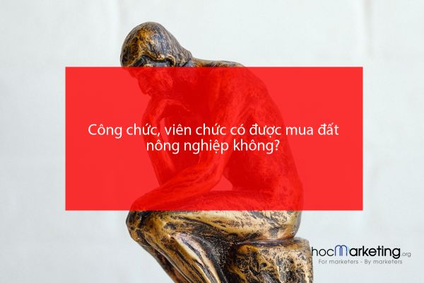 Công chức, viên chức có được mua đất nông nghiệp không?