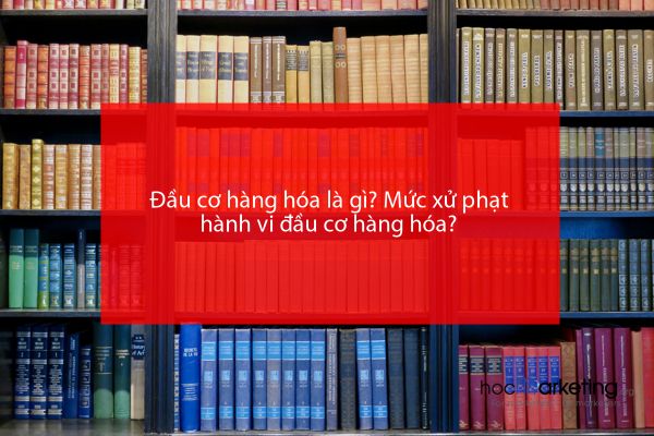Đầu cơ hàng hóa là gì? Mức xử phạt hành vi đầu cơ hàng hóa?