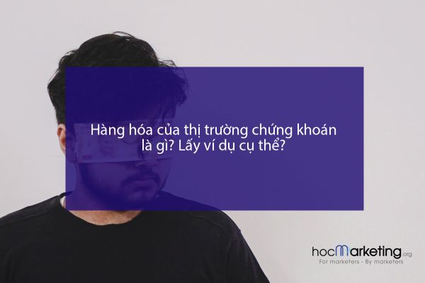 Hàng hóa của thị trường chứng khoán là gì? Lấy ví dụ cụ thể?