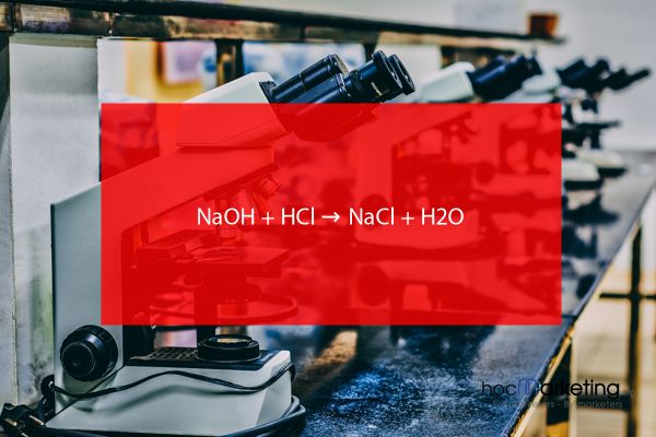 NaOH + HCl → NaCl + H2O